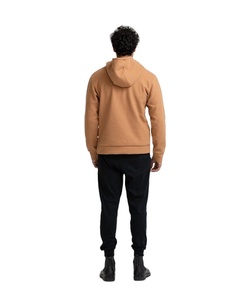 Sweat à capuche zippé pour homme 100 % coton molletonné, style streetwear, avec fonction anti-boulochage et impression sérigraphiée - Product Image 5