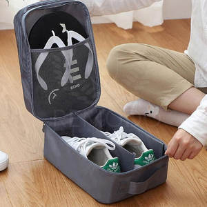 Sac à chaussures pour le sport et la salle de sport avec poignée de transport facile et fermeture à glissière - Product Image 2