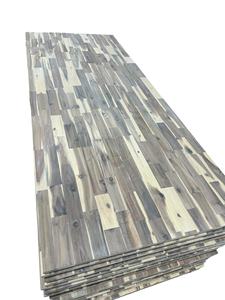 Paneles de madera de dedo de Acacia de diseño moderno con revestimiento de aceite blanco para muebles de gabinetes de cocina - Product Image 3