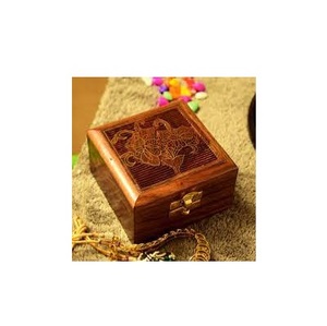 High Quality Handmade <b>Wooden</b> Storage <b>Box</b> <b>Small</b> Rectangle Shape Eco-Friendly with Brass Work Hot Selling - Product Image 3