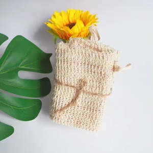 Toalla de calidad Premium Toalla de algodón Lino Facial Sisal Paño de lavado Toalla de spa Toalla de masaje exfoliante corporal de cáñamo - Product Image 6