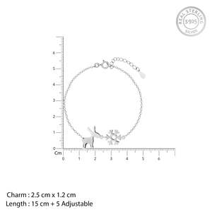 Pulsera de plata fina de anhelo de Navidad - Product Image 5