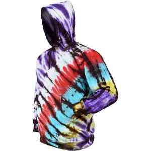 Casual <b>Tie</b> <b>Dye</b> Hoodie 100 Cotton Fleece High Quality <b>Tie</b> <b>Dye</b> <b>Hoodies</b> Pigment Dyed Hoodie For Men and Women - Product Image 5