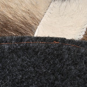 2025 Patch de vache authentique en cuir naturel poils élevés sur peau de vache pour la mode et les intérieurs - Product Image 6