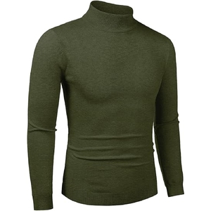 Suéteres de punto de manga larga para hombre al por mayor de Calidad única, suéter de cuello en V de moda de Color sólido con logotipo personalizado para hombre - Product Image 6