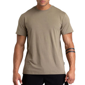 T-shirt en coton pour homme T-shirt basique confortable et respirant pour un usage quotidien décontracté Fi, tissu doux au toucher Léger - Product Image 6