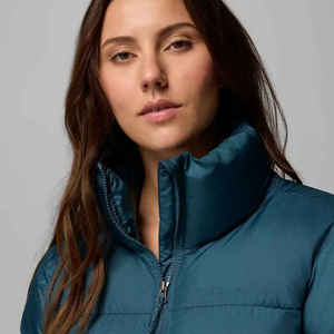 High Quality Wholesale Women's Clothing Short <b>Cropped</b> Zip up Bomber Puffer Winter Ladies <b>Jackets</b> Coats for Women - Product Image 5