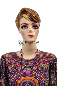 Tradebyd Résine Collier Artistique Bijoux Faits À La Main Pendentif Élégant Parfait Usage Quotidien - Product Image 2