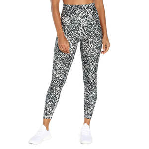 In Stock High Quality High-Waist Women's <b>Legging</b> <b>with</b> Unique Design Made From Best Quality Spandex Workout Gym Use Logo Waist - Product Image 1