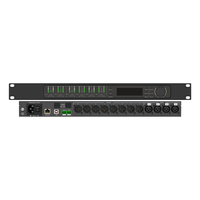Processeur audio numérique LS3 96k avec boîtier métallique et connectivité XLR, 2 entrées/6 sorties et 4 entrées/8 sorties, SNR 110 dB, garantie 3 ans
