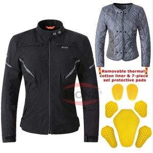 Chaqueta de Motocicleta para Mujer, de Manga Larga, de Poliéster/Nailon, para Todas las Estaciones - Product Image 4