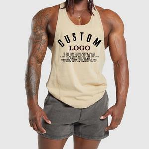 Mejor estilo Diseño único Entrenamiento Hombres Camiseta sin mangas Venta caliente Ligero Ecológico Gimnasio Camiseta sin mangas para hombres - Product Image 5