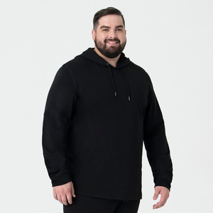 Bien diseñado de alta calidad 300gsm Heavyweight Pullover Hoodies Cotton Spandex Drop Shoulder Oversized Men Hoodies - Product Image 5