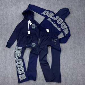 ชุดวอร์มผ้าหนาขนแกะมีฮู้ดสำหรับผู้ชายกางเกงวอร์มแห้งเร็วระบายอากาศได้ดีทำจากผ้าฝ้าย100% ใส่ได้ทั้งชายและหญิงสำหรับฤดูหนาว - Product Image 5