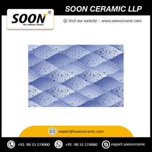 Carreaux de sol en céramique Soon 300x300mm, design rustique, texture fleurs et plantes, finition mate, antibactériens, antidérapants - Product Image 2