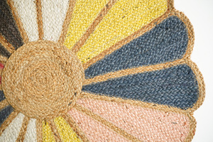 Cultivated Craftsmanship Handwoven Jute <b>Rug</b> Meticulously Designed Floor Use Infusing Natural Beauty Your Living <b>Space</b> Plush Pile - Product Image 6