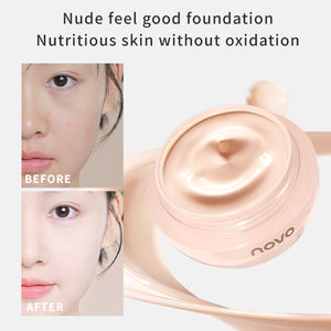 निजी लेबल वीगन वाटरप्रूफ सफेदी लंबे समय तक चलने वाले फेस क्रीम फाउंडेशन (नया) पूर्ण कवरेज मेकअप लिक्विड फाउंडेशन - Product Image 4