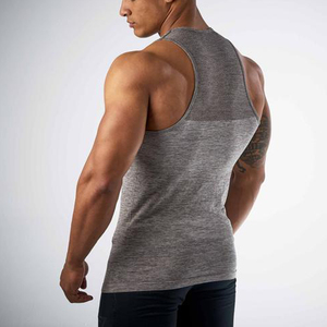 Venta al por mayor de camisetas sin mangas de gimnasio para hombre sin mangas transpirable entrenamiento chaleco Atlético fitness personalizado verano ropa casual - Product Image 4