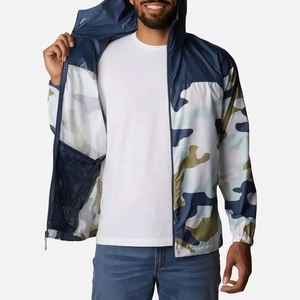 Men's Custom Lightweight <b>Waterproof</b> Breathable Camouflage Fishing <b>Jacket</b> Stand Collar for Outdoor <b>Camo</b> Hunting & Rain Gear - Product Image 5