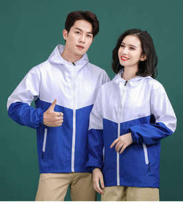 Veste coupe-vent de sport légère personnalisée pour hommes Veste imperméable à capuche softshell unisexe pour la randonnée - Product Image 6