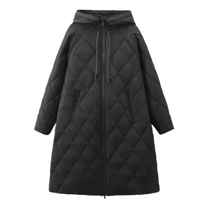 Nueva Chaqueta larga de invierno de algodón para mujer, gran cintura elástica, prendas de vestir para la nieve, moda cálida impermeable - Product Image 5