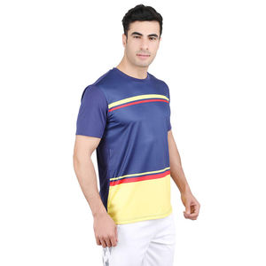 Camisetas de sublimación de alto rendimiento hechas con 100% poliéster suave con logotipo personalizado Producción OEM y suministro al por mayor - Product Image 4