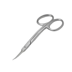 Ciseaux à cuticules à double bord incurvé en acier allemand personnalisés de 9.5 cm Ciseaux à ongles à finition dall Lame droite tranchante pour une utilisation en beauté - Product Image 2