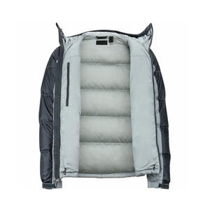 Blouson matelassé à capuche pour homme, coupe régulière, manches longues, en toile personnalisée, haute qualité, tendance, collection hiver 2025 - Product Image 2