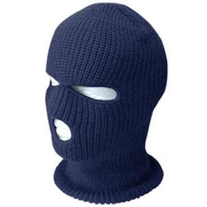 Skimask Men Warm Wool Balaclavas Embroidery Winter Hats Knitted 3 Holes <b>Ski</b> 100% polyester balaclavas DDP Shipping - Product Image 4