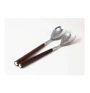 Ensemble de table de service de salade de couverts de décoration d'hôtel à la maison avec l'ensemble de salade de poignée de résine noire - Product Image 5