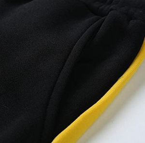 Pantalones de chándal de algodón 100% de alta calidad para hombre, pantalón informal ligero de gran tamaño con parte superior de lana con patrón recto de cintura media - Product Image 6