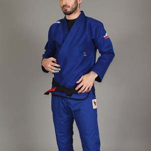 Professional Grade Custom Black BJJ Gi Uniform Front Lightweight Cotton Stretch 440g Jiu Jitsu Training Suit Men Women - Product Image 1