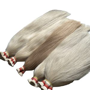 Extensions de cheveux vierges à prix de gros, cheveux humains d'un seul donneur, cheveux vietnamiens bruts, couleur 613, lisses naturels - Product Image 1