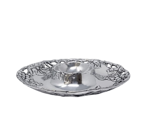 Dinnerware Decorative Food <b>Tray</b> Handmade Gold Leaf Chip and Dip <b>Tray</b> Bowl Decorative Serving Metal Food <b>Tray</b> - Product Image 5
