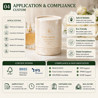 Empaque de Tubo de Papel con Certificación FSC Personalizado para Perfume, Cosméticos, Caja de Regalo, Laminación Perlada, Estampado en Caliente, Directo de Fábrica OEM