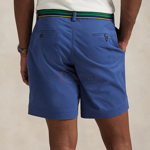 Pantalones cortos de algodón 100% para hombre al por mayor, pantalones cortos deportivos informales de cintura media, transpirables para playa de verano con logotipo personalizado - Product Image 3