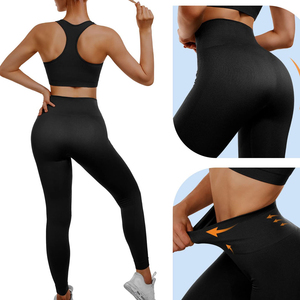 Conjunto Deportivo para Mujer, Brasier y Leggings, Ropa Deportiva, Conjunto de Yoga, Ropa de Entrenamiento, Conjunto de Brasier y Leggings de Yoga para Mujer - Product Image 5