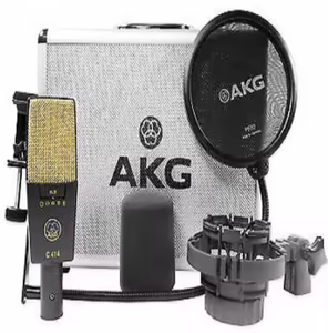 Micrófono de Condensador Estéreo AKG Pro Audio C414 XLII de Grado Industrial, con Mango de Aluminio y 3 Años de Garantía, el Más Vendido - Product Image 1
