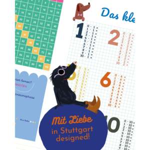 Modern <b>Desk</b> Pad with <b>Small</b> Multiplication Table Tear-Off Sheets Design Style - Product Image 5