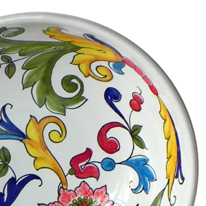 Tazón Redondo de Cerámica de Alta Calidad Hecho en Italia, 25 cm / 8 Pulgadas, con Diseño Italiano, Hecho a Mano, Ecológico, Cerámica Sambuco - Product Image 4