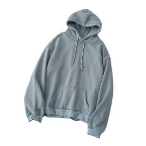 Venta al por mayor nueva Sudadera con capucha de los hombres personalizado de alta calidad transpirable liso teñido Casual ligero sudadera - Product Image 6