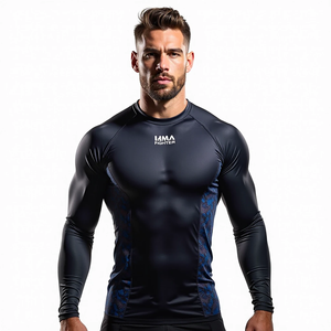 Get Custom Fit HD Print <b>Rash</b> <b>Guards</b> Premium Material MMA Martial Arts Wear Full Short Sleeve Kimono De Jiu Jitsu Styles - Product Image 3