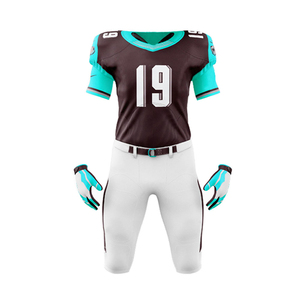 Uniforme de fútbol americano de manga corta de alta calidad, ropa deportiva cómoda y transpirable, superventas, diseño de talla grande - Product Image 3