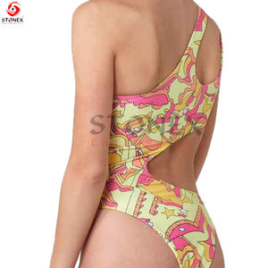 ชุดว่ายน้ำแบบไหล่ข้างเดียวพิมพ์ลาย2023โลโก้แบบกำหนดเองซัพพลายเออร์ที่ดีที่สุดจากปากีสถาน - Product Image 5