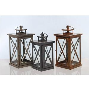 Modern <b>Candle</b> Jar Rustic Colored Iron & <b>Glass</b> <b>Candle</b> <b>Lantern</b> for Wedding Party Decor Set of 3 Customized Shape - Product Image 4