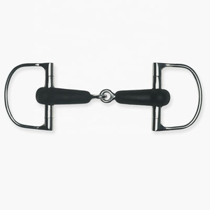 D Ring Snaffle Single Articulado Pinch Menos con Cuero 17mm - Product Image 6