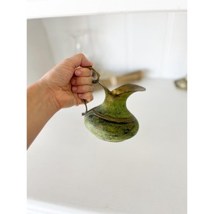 Pichet en laiton orné vintage le plus vendu pichet en laiton orné vintage pichet en laiton décoratif avec poignée - Product Image 3