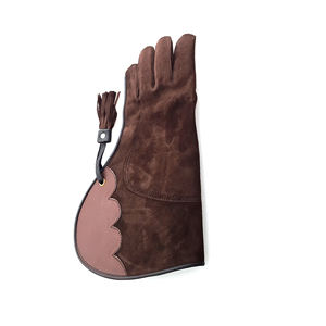 Guantes de Cetrería Plegables Impermeables de Cuero Vacuno de Alta Calidad, Cuero Genuino Premium, Ecológicos, Transpirables y Multifuncionales - Product Image 5