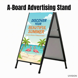 Panneau publicitaire en A pour extérieur / Afficheur publicitaire en métal double face / Panneau promotionnel personnalisé imprimé UV - Product Image 2