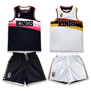 Camiseta de baloncesto personalizada de alta calidad para hombre, el mejor diseño, uniforme de los Lakers negros, ropa de baloncesto transpirable de talla grande, venta al por mayor - Product Image 6